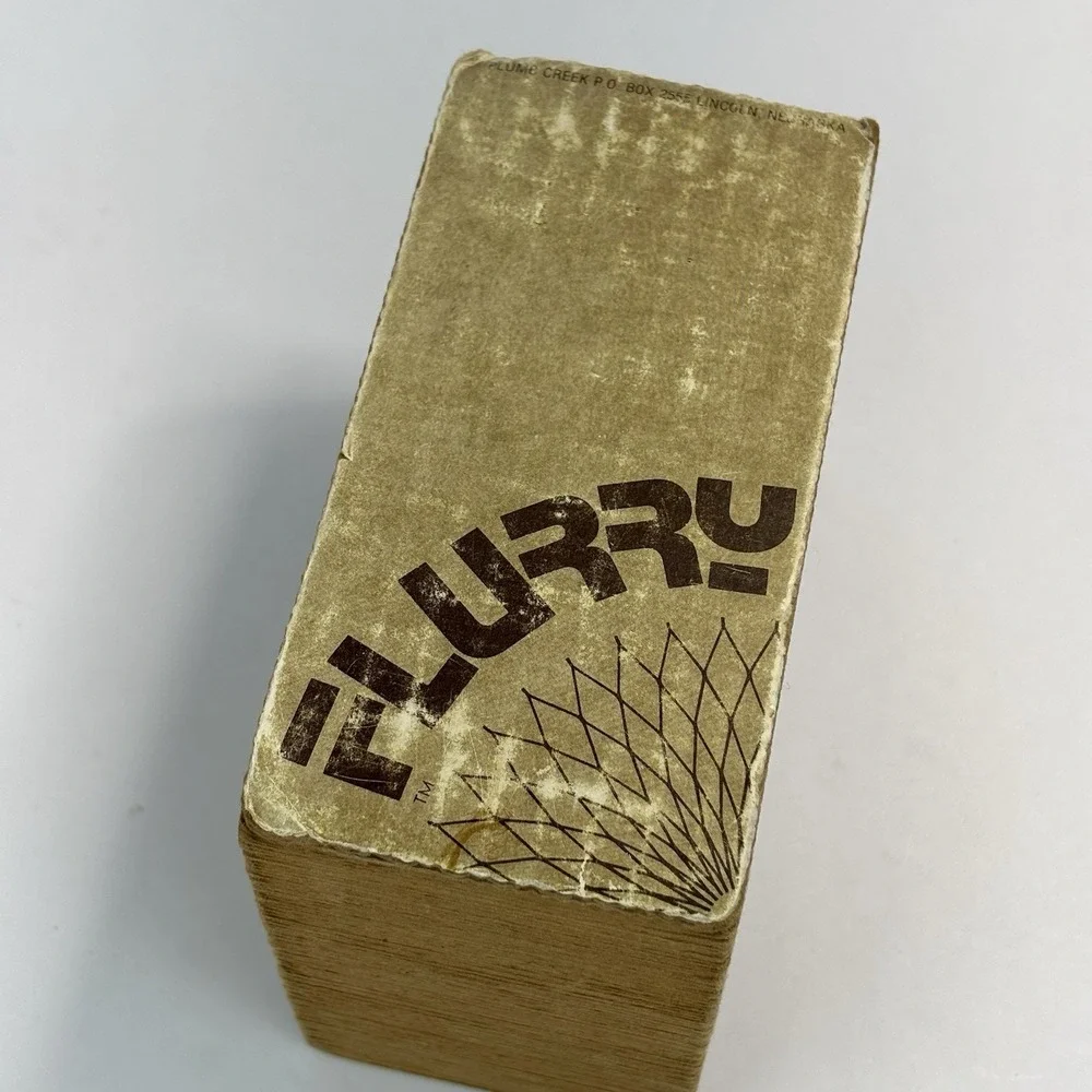 Rare Vintage Flurry Paper Slinky Toy Plumb Creek Made In USA